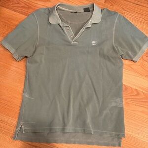 Green polo shirt